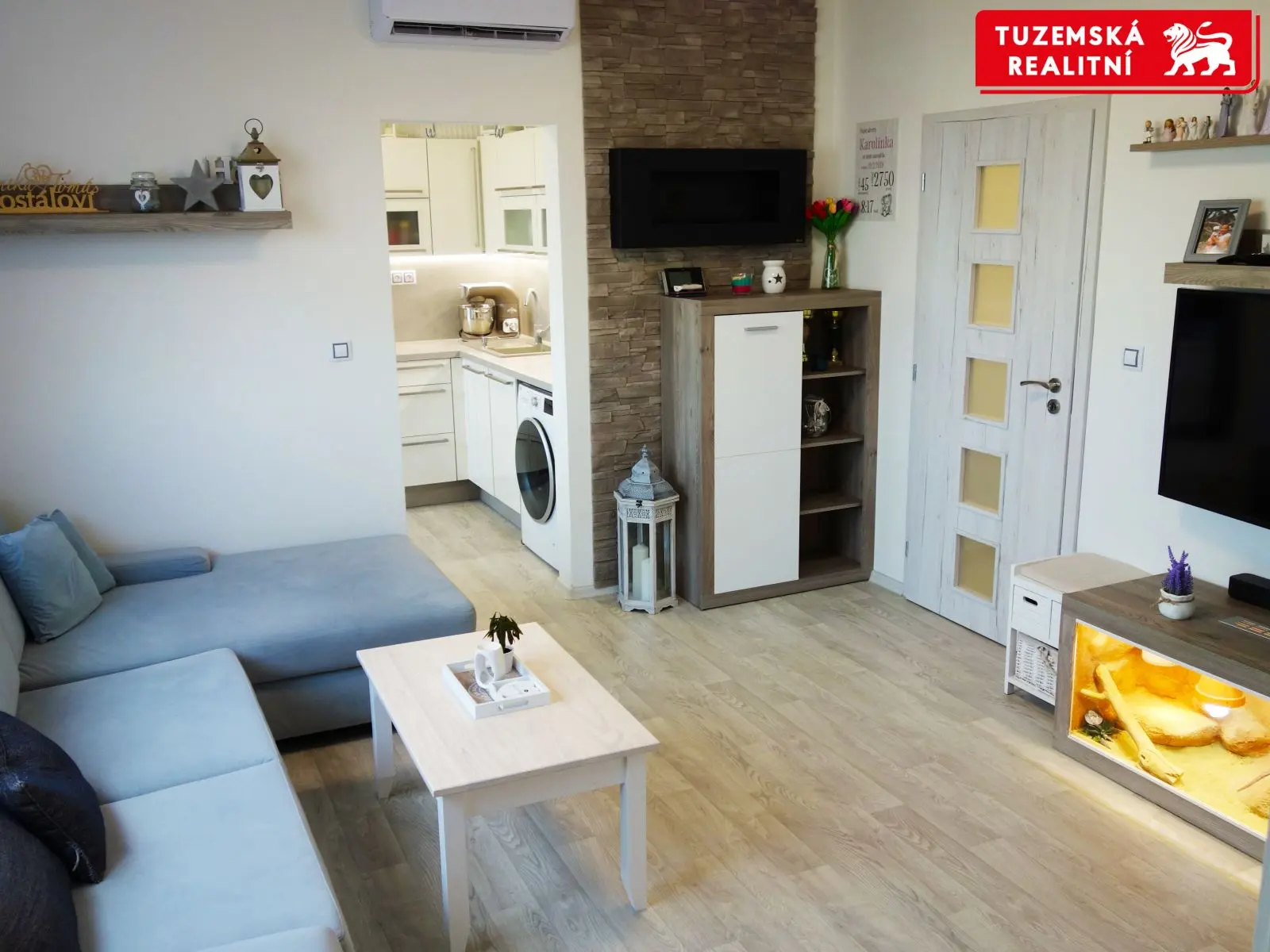 Kompletně zrekonstruovaný byt 2+1, s klimatizací, biokrbem, nízkým inkasem, výtahem.