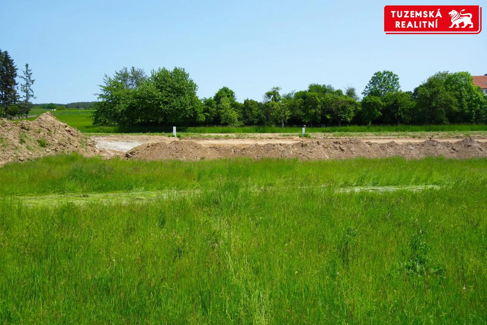 Stavební pozemek č. 5 o  ploše 994 m2 na rodinný dům v Ráječku u Blanska