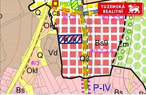 Stavební pozemek č. 5 o  ploše 994 m2 na rodinný dům v Ráječku u Blanska
