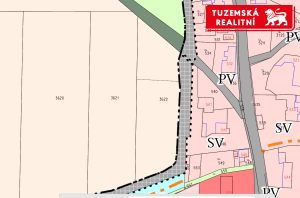 Velký potenciál stavebních pozemků skýtá tento zemědělský pozemek,  Paseka u Šternberka.