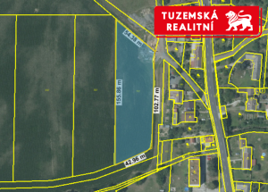 Velký potenciál stavebních pozemků skýtá tento zemědělský pozemek,  Paseka u Šternberka.