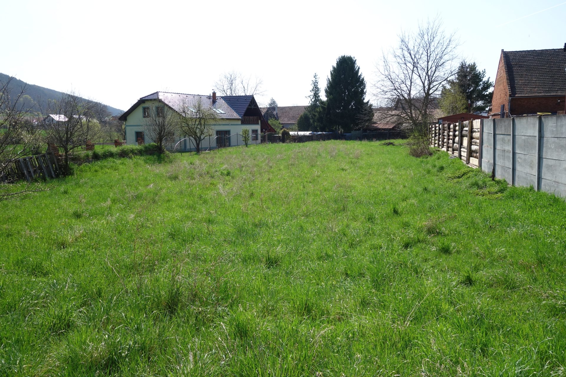 Stavební pozemek, Služín u Prostějova.